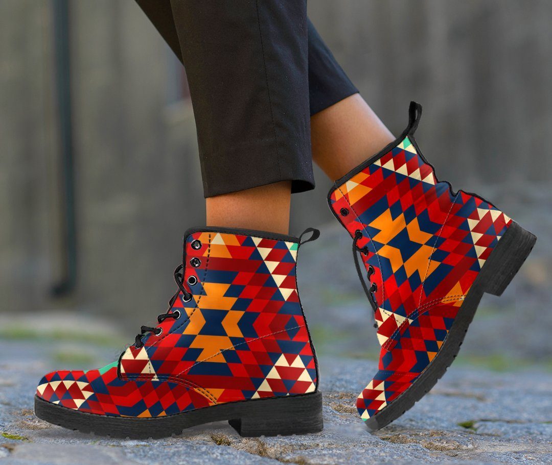 Native American Indian Leather Boots NT007