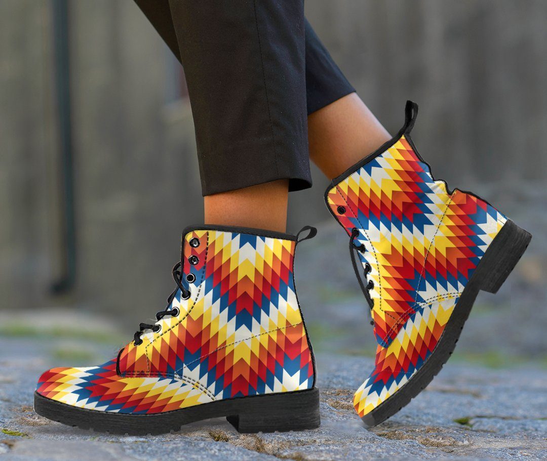 Native American Indian Costume Leather Boots NT018